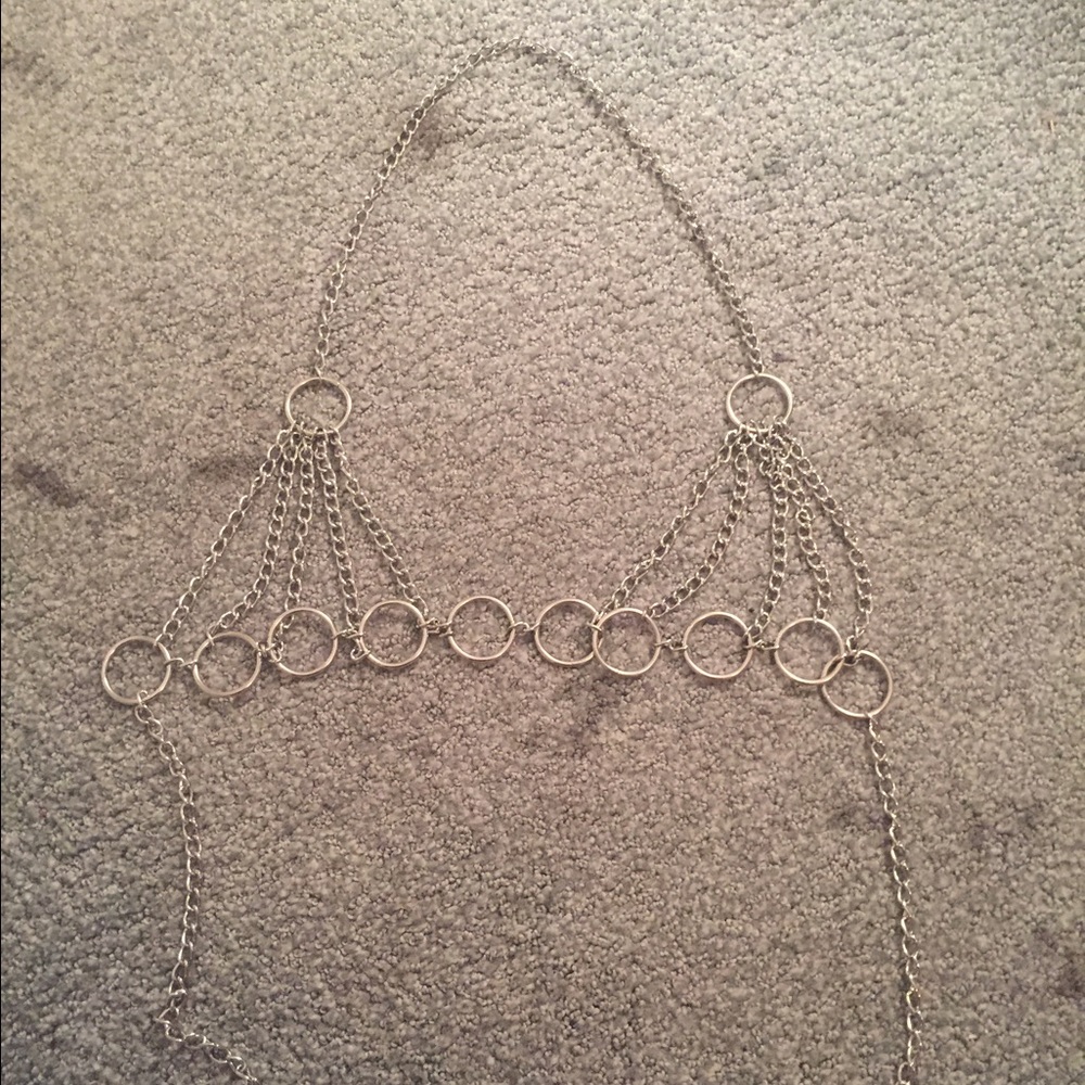Little black diamond Lulu chain bra